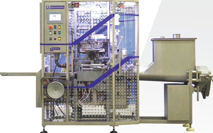 Bisignano Butter line with MAPEM wrapping machine