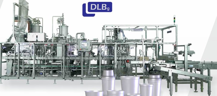 Bisignano Linear cup filling machine DLBg