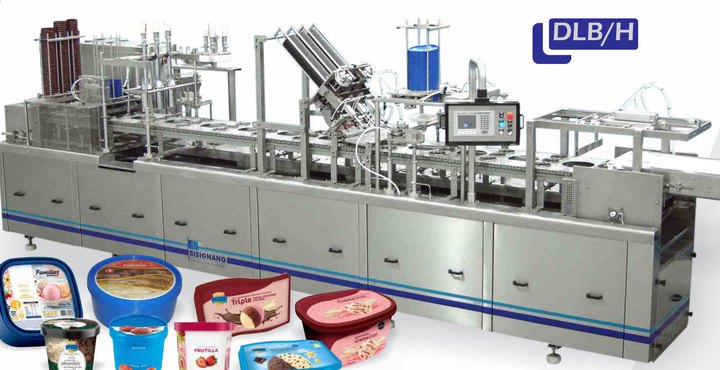 Bisignano Linear ice cream filling machine DLB/H