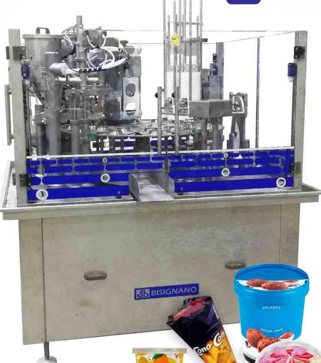 Bisignano Rotary ice cream filling machine Rg/H