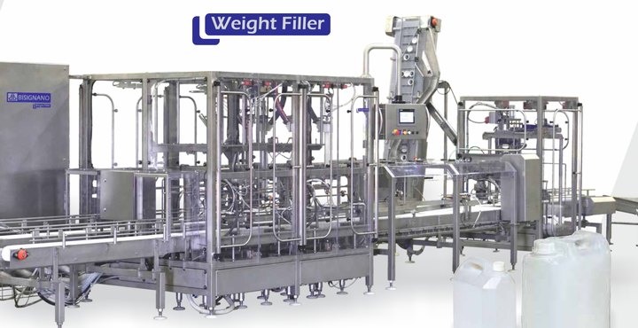 Bisignano Weight Filler for cases, buckets and jerrycans